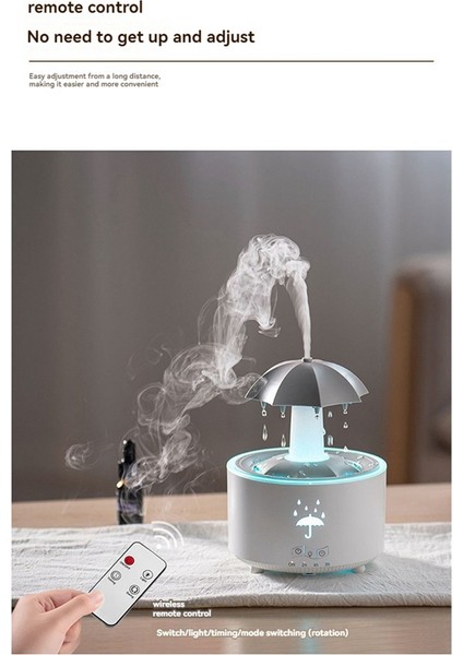 Aromaterapi Nemlendirici Şemsiye Su Damlası Hava Nemlendirici Renkli Işık Aroma Uçucu Yağ Difüzör Ingiltere Fiş A (Yurt Dışından) fırsatları