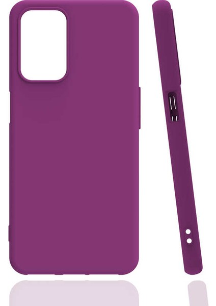 Oppo A55 4g Kılıf Senk Biye Silikon-Mor