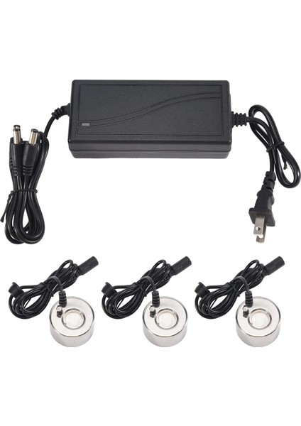 Mist Maker Fogger Ultrasonik Nemlendirici 3pcs Atomizasyon Kafaları Su Çeşmesi Göleti Sis Atomizer Hava Nemlendiricisi Abd Fiş (Yurt Dışından)