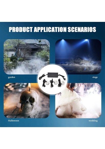 Mist Maker Fogger Ultrasonik Nemlendirici 3pcs Atomizasyon Kafaları Su Çeşmesi Göleti Sis Atomizer Hava Nemlendiricisi Abd Fiş (Yurt Dışından) fiyatları