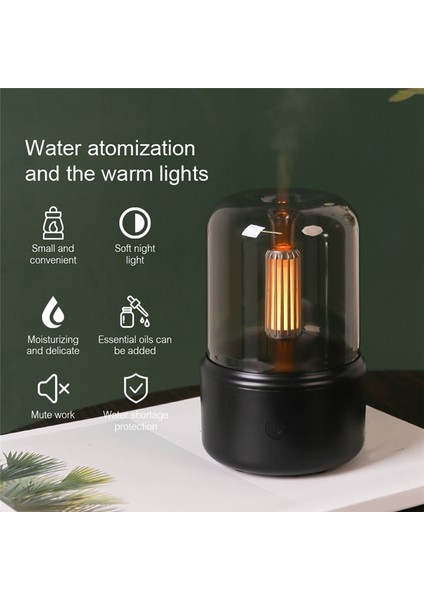 120ML Mum Işığı Aromas Difüzör USB Ev Hava Nemlendiricisi Serin Sis Yapıcı Fogger Esansiyel Yağlar LED Gece Işığı A (Yurt Dışından) fırsatları