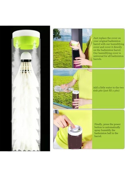 Shuttlecock Nemlendirici, Badminton Nemlendirici, Tüy Nemini Korur, Shuttlecocks Tüy Nemlendiricisi (Yurt Dışından) indirimleri