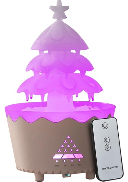 Şanslı Ağaç Aromaterapi Esansiyel Yağ Difüzörleri Dönebilir Su Damla Nemlendirici Ana Sayfa 250ML 7 Renk Işıkları Ab Fişi (Yurt Dışından) fiyatları