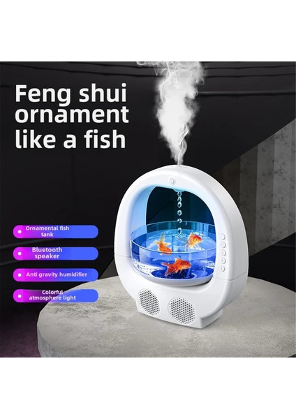 Bluetooth Hoparlör Nemlendirici ve Atmosfer Hafif Ev Kullanın Feng Shui Dekorasyon Hava Nemlendiricisi (Yurt Dışından) indirimleri