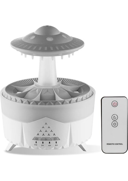 Yağmur Bulut Nemlendirici, Yatak Odası Için Nemlendiriciler, Bebek Için Ultra Sessiz Hava Nemlendiricisi, 7 Renk LED Işık Nemlendiricisi Ab Fişi (Yurt Dışından)