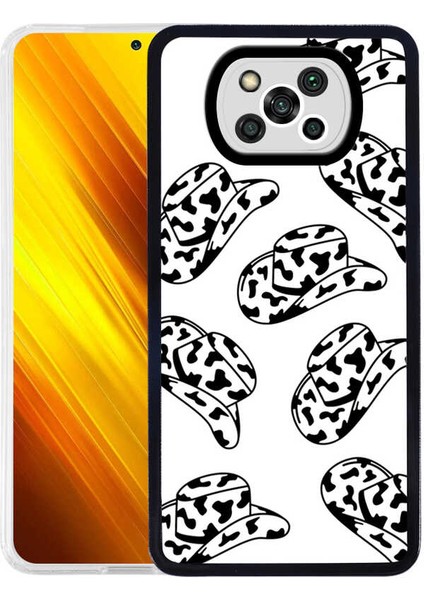 Xiaomi Poco X3 Kılıf Senk M-Fit Desenli Kapak-Hat No5