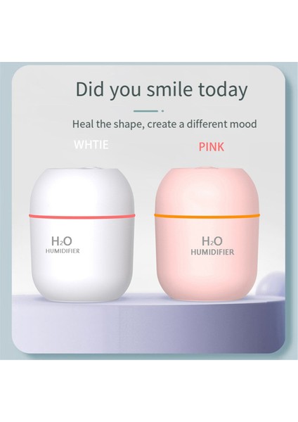 Yatak Odası Nemlendirici, Mini Nemlendirici Ev Masası Nemlendirici Çok Modlu Taşınabilir Nemlendirici, Beyaz (Yurt Dışından)