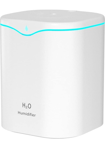 Yatak Odası Için Nemlendiriciler, 2.2l Yatak Odası Için Serin Sis Hemericiler, USB Taşınabilir Masa Hemiberifier, Sessiz Ultrasonik, Beyaz (Yurt Dışından)