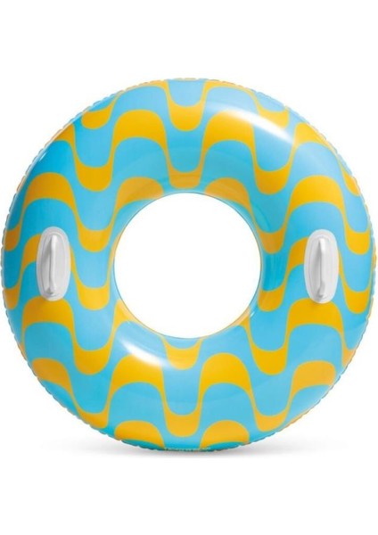 Tutamaçlı Girdap Halkaları Desenli Simit 91 cm