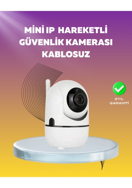 1080P Wifi Akıllı Güvenlik Kamerası – Pan & Tilt, Hareket Takip ve Iki Yönlü Ses