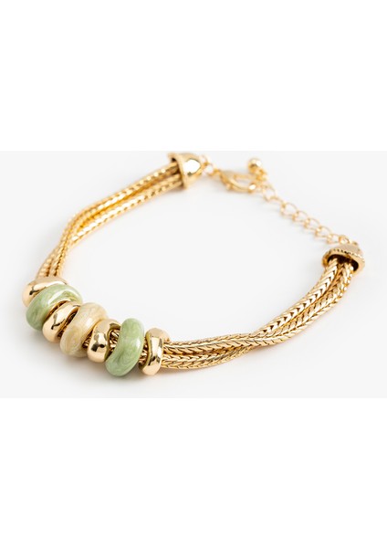 Taş Detaylı Zincir Bileklik fiyatları