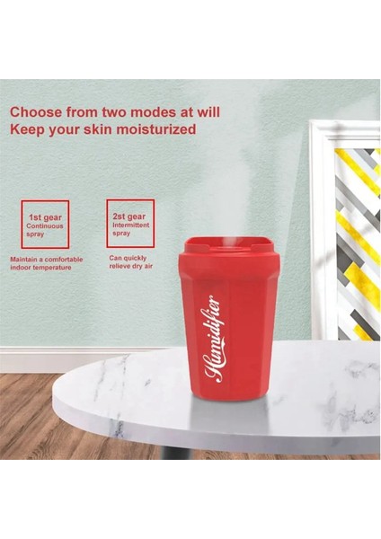 2pcs Coke Cup Araba Nemlendirici Yatak Odası Ev USB Masaüstü Ağır Sis Mini Küçük Taşınabilir Hava Nemlendiricisi, Pembe (Yurt Dışından) modelleri