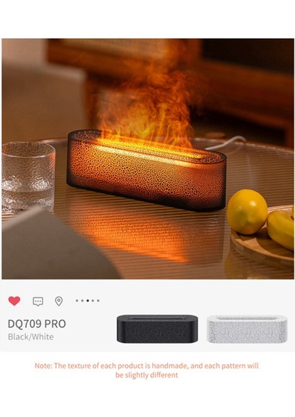 Gerçekçi Renkli Alev Hava Humidifie 150ML Ultra Sessiz Ev Aroma Esansiyel Yağ Difüzörü Evde Ofis B (Yurt Dışından) modelleri