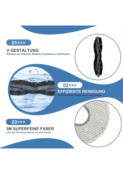 Ecovacs Deebot T20 OMNI/T20E OMNI/T20 MAX/T20 Pro Robot Vakum Süpürge Ana Yan Fırça Hepa Filtre Mop Bez Torbaları (Yurt Dışından) indirimleri