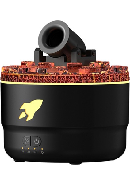 Simüle Edilmiş Topçu Ateşi Uçucu Yağ Difüzör Aromaterapi Hava Nemlendiricisi Küçük Koku Aroma Nemlendirici Difüzör, A (Yurt Dışından)