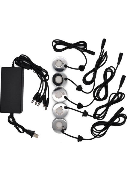 Mist Maker Fogger Ultrasonik Nemlendirici 5 Pcs Atomizasyon Kafaları Su Çeşmesi Sis Atomizer Hava Nemlendiricisi Abd Fişi (Yurt Dışından)