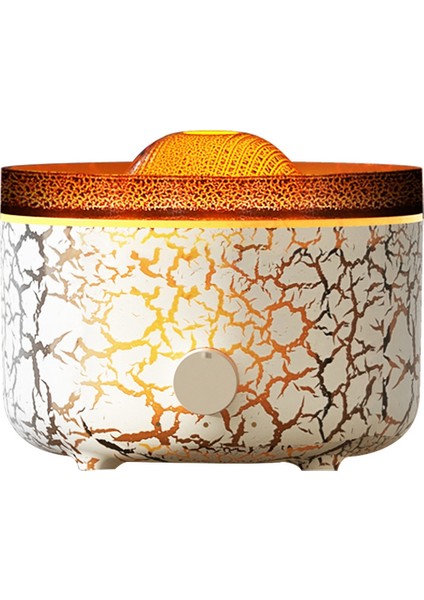 560ML Aromaterapi Nemlendiricileri Difüzörler 3D Simüle Edilmiş Alev Hava Nemlendiricisi Duman Halkası Sprey Odası Biz Fiş (Yurt Dışından)