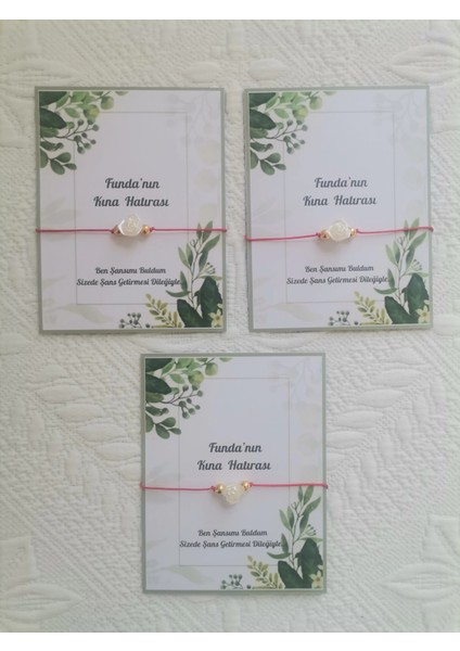 72 Adet Kişiye Özel Gül Inci Model Düğün Nikah Nişan Söz Kına Hatırası Dağıtmalık Hediyelik Bileklik modelleri