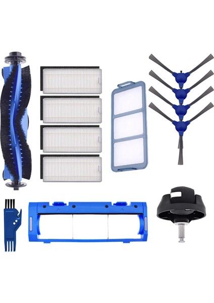 Robovac 11S 15C 30C 35C Elektrikli Süpürge Yedek Ana Yan Silindir Fırça Kapağı Paspas Bezi Hepa Filtre Parçaları (Yurt Dışından)