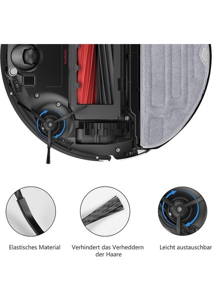 S8 Pro Ultra Aksesuar Seti, Toz Torbası Mendil Mop Yan Fırçaları, Yedek Parçalar Vakum Robotu Aksesuarları (Yurt Dışından) modelleri