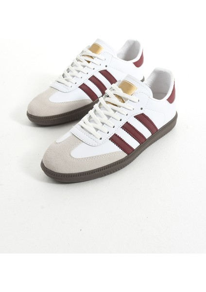 Şeritli Ince Taban Bağcıklı Trend Kadın Spor Ayakkabı fiyatları