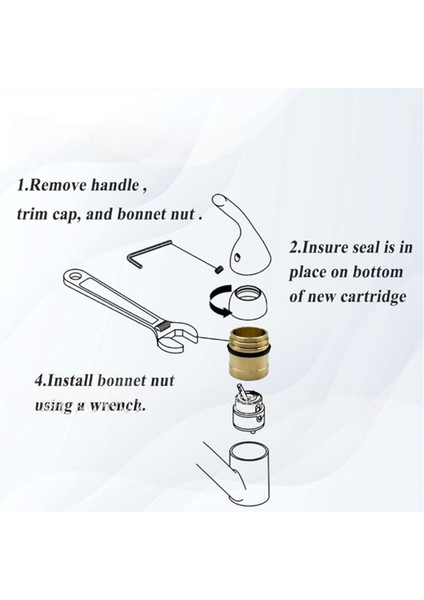 Ev Tipi Pirinç Musluk Filtresi Değişimi Için Musluk RP51503 Kapak Somunu Kolay Kurulum (Yurt Dışından) modelleri