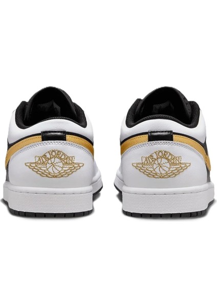 Air Jordan 1 Low Leather Sneaker Hakiki Deri Unisex Günlük Spor Ayakkabı Siyah-Beyaz fırsatları