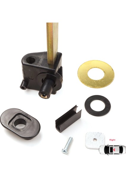 BMW E46 E64 Opel Astra G Convertible 54347031362 için Sağ Cabrio Açılır Tavan Kilit Mandal Parçası modelleri