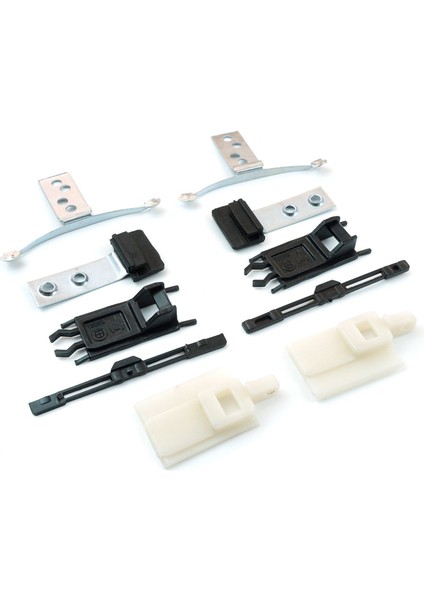 BMW 3 E46 1997-2003 Makyajsız Kasa için 10 Parça Sunroof Perde Kayar Kızak Çıta Bakalit Klips Seti modelleri