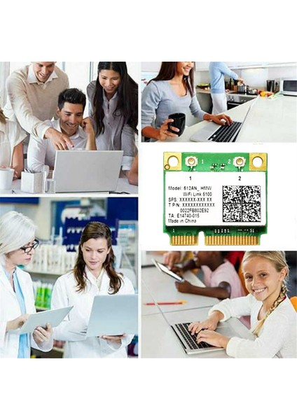 5100AGN Wifi Kartı + 2xanten 2.4g ve 5g 300MBPS Mınıpcıe Kablosuz Ağ Kartı Dell, Acer, Asus, Toshiba Hasee Dizüstü Bilgisayarlar Için (Yurt Dışından) modelleri