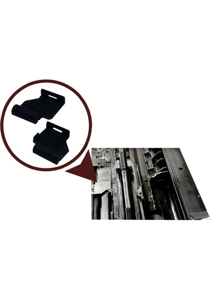 BMW 3 E91 5 E61 X3 E83 X5 E53 E70 Cullinan RR31 İçin 2 Parça Sunroof Kızak Tavan Perde Tamir Seti fırsatları