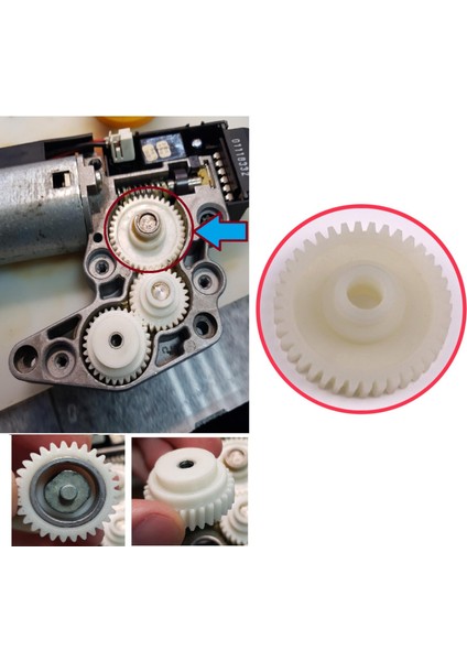 Citroen C3 FC Toyota Avensis T22 Corona T21 Opel Zafira A için Sunroof Motor Tamir Dişlisi 38 Diş fırsatları