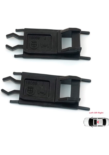 BMW E36 E38 E46 E39 X5 E53 54128202295 için 2 Adet Sunroof Sürgülü Tavan Kılavuz Kolu Akrep Klipsi modelleri