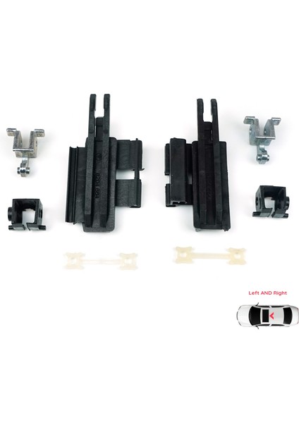 BMW 5 E39 X5 E53 İçin 8 Parça Sağ Sol Sunroof Sürgülü Tavan Kılavuz Rayı Kaldırma Kolu Tamir Seti fiyatları