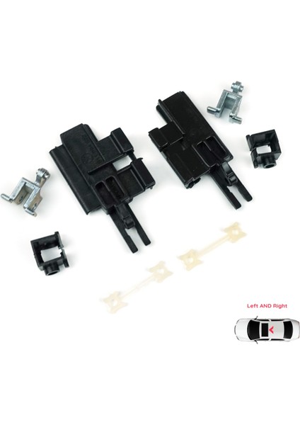 BMW 5 E39 X5 E53 İçin 8 Parça Sağ Sol Sunroof Sürgülü Tavan Kılavuz Rayı Kaldırma Kolu Tamir Seti modelleri