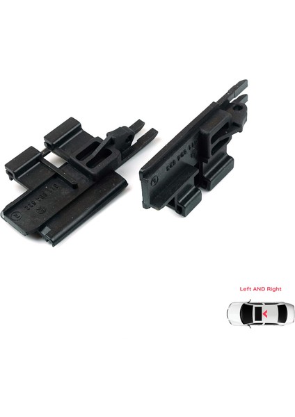 BMW 5 E39 1996-2003 X5 E53 2000-2006 811694522 811694523 İçin Sağ Sol Taraf Sunroof Ray Klips Ayağı modelleri