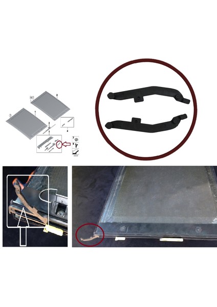 BMW E91 E61 X3 E83 X5 E53 E70 Cullinan 54137155683 İçin Sunroof Sürgülü Tavan Arka Perde Parçası fırsatları