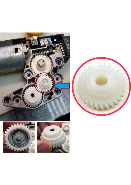 Porsche 911 Mercedes W163 C208 A208 Nissan Primera P12 Altima L31 için Sunroof Motor Tamir Dişlisi modelleri