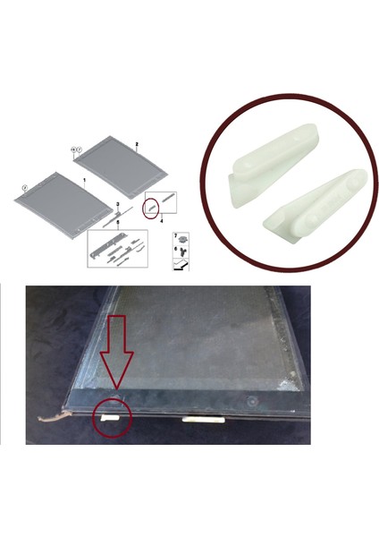 BMW E91 E61 X3 E83 X5 E53 E70 Cullinan 54137155683 İçin Sunroof Sürgülü Tavan Arka Perde Parçası fırsatları