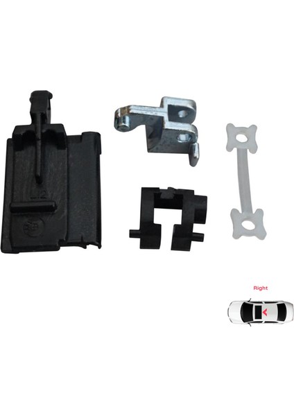BMW 3 E36 E46 7 E38 için 4 Parça Sunroof Sürgülü Tavan Kılavuz Rayı Kaldırma Kolu Tamir Seti Sağ