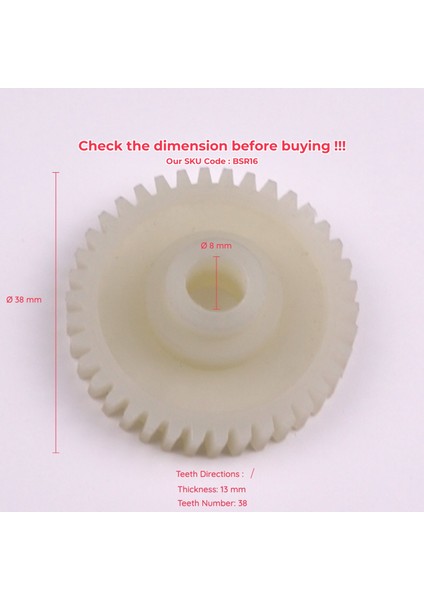 Porsche 911 Mercedes W163 C208 A208 Nissan Primera P12 Altima L31 için Sunroof Motor Dişlisi 38 Diş fırsatları