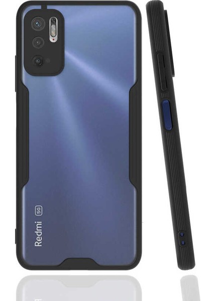 Xiaomi Poco M3 Pro Kılıf Senk Parfe Kapak-Siyah