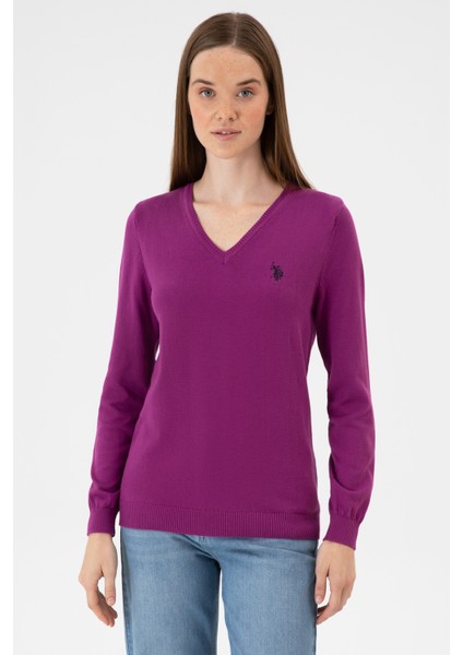 Kadın Mor Kazak /triko 50313590-VR203