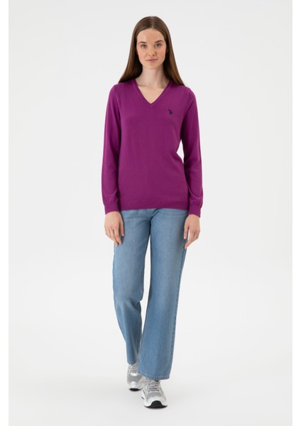 Kadın Mor Kazak /triko 50313590-VR203 fırsatları