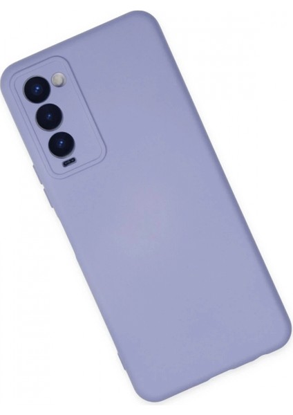 Tecno Camon 18 Kılıf Nano Içi Kadife Silikon - Lila fiyatları
