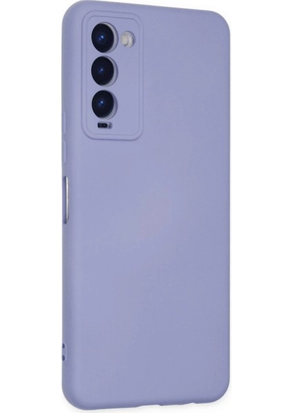 Tecno Camon 18 Kılıf Nano Içi Kadife Silikon - Lila modelleri