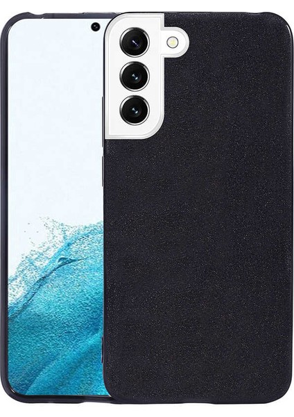 Galaxy S22 Plus Kılıf Senk Shining Silikon-Siyah
