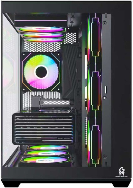 F7 Lite 7x Argb Fanlı Uzaktan Kumandalı Siyah Gaming Akvaryum Kasa fırsatları