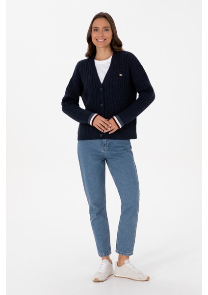 Kadın Lacivert Hırka (Triko) 50310022-VR033 fırsatları
