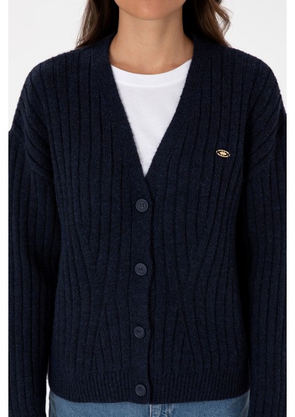 Kadın Lacivert Hırka (Triko) 50310022-VR033